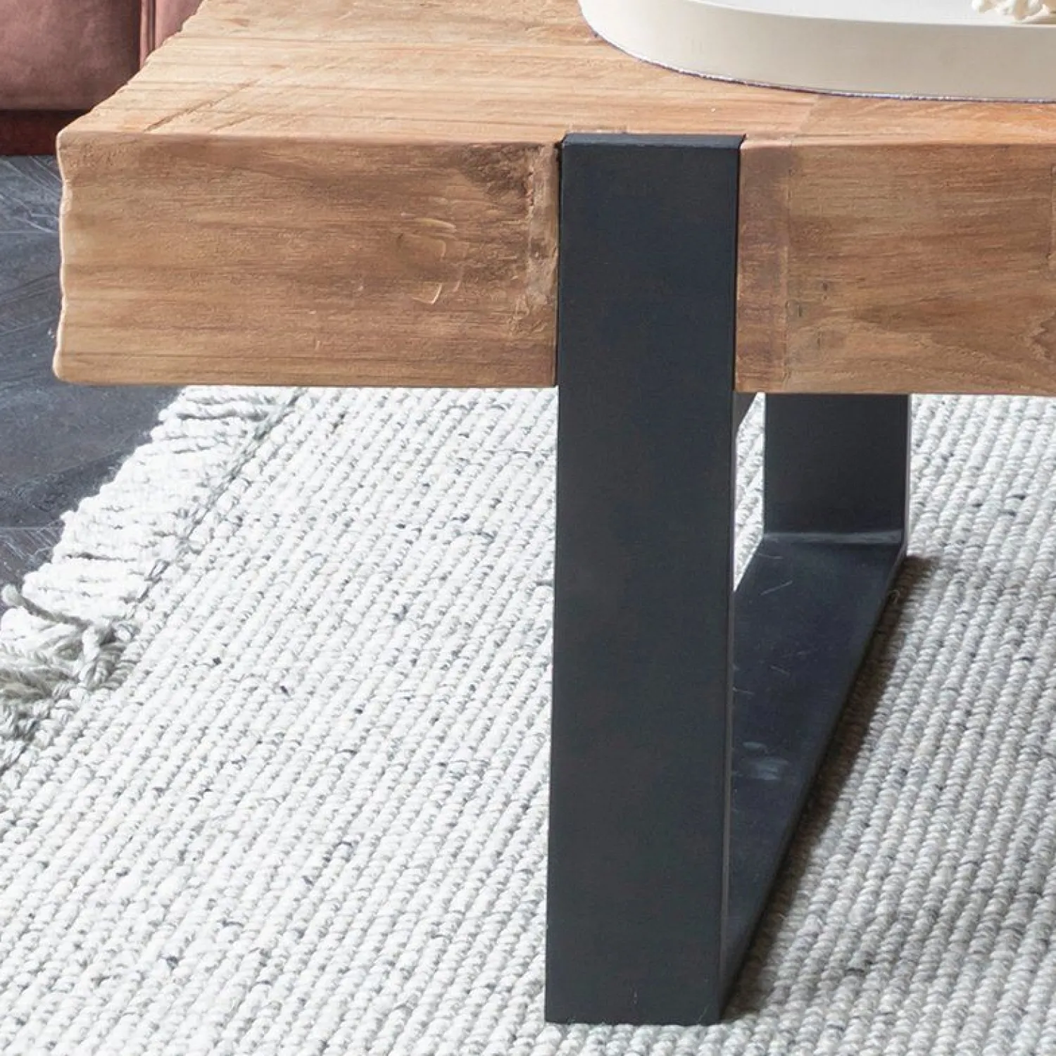 Houten Salontafels-DTP Home Beam Salontafel Bruin