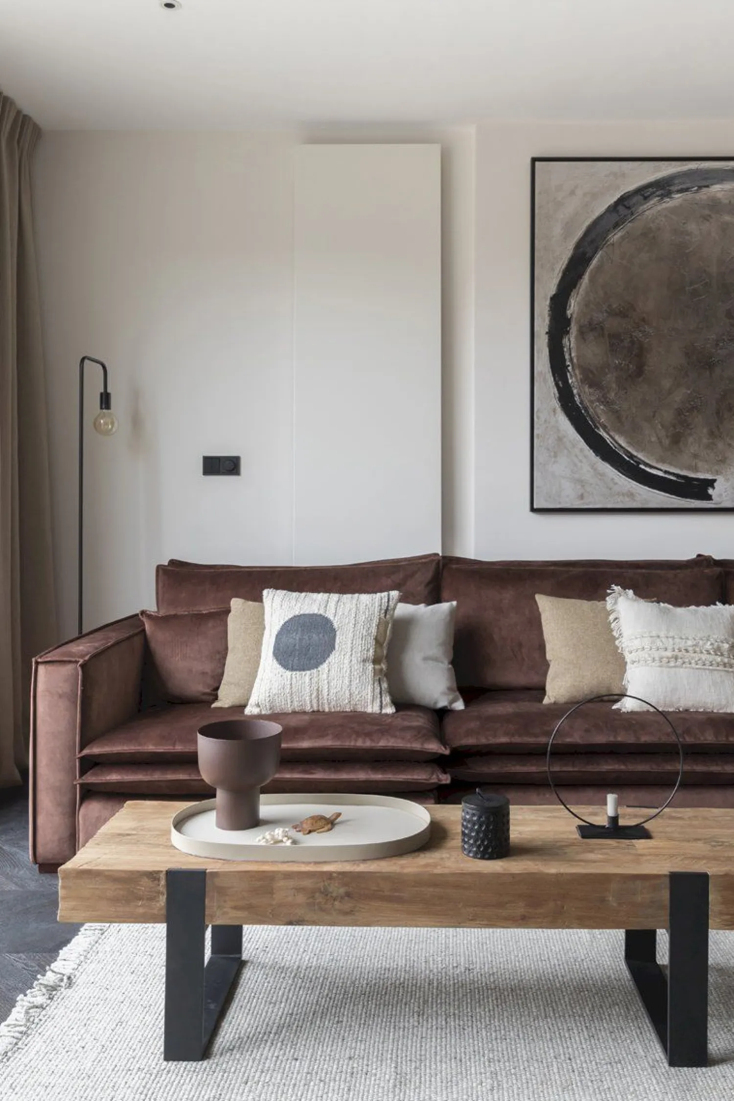 Houten Salontafels-DTP Home Beam Salontafel Bruin