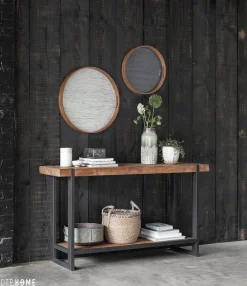 Dressoirs-DTP Home Beam Wandtafel Bruin