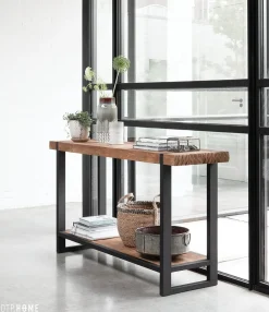 Dressoirs-DTP Home Beam Wandtafel Bruin