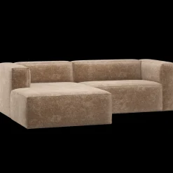 Hoekbanken-WOOOD Bean Chaise Longue Hoekbank Taupe