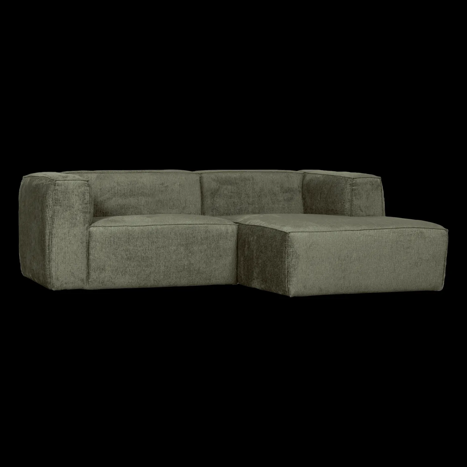 Hoekbanken-WOOOD Bean Chaise Longue Hoekbank Moss