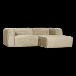Hoekbanken-WOOOD Bean Chaise Longue Hoekbank Buttermilk