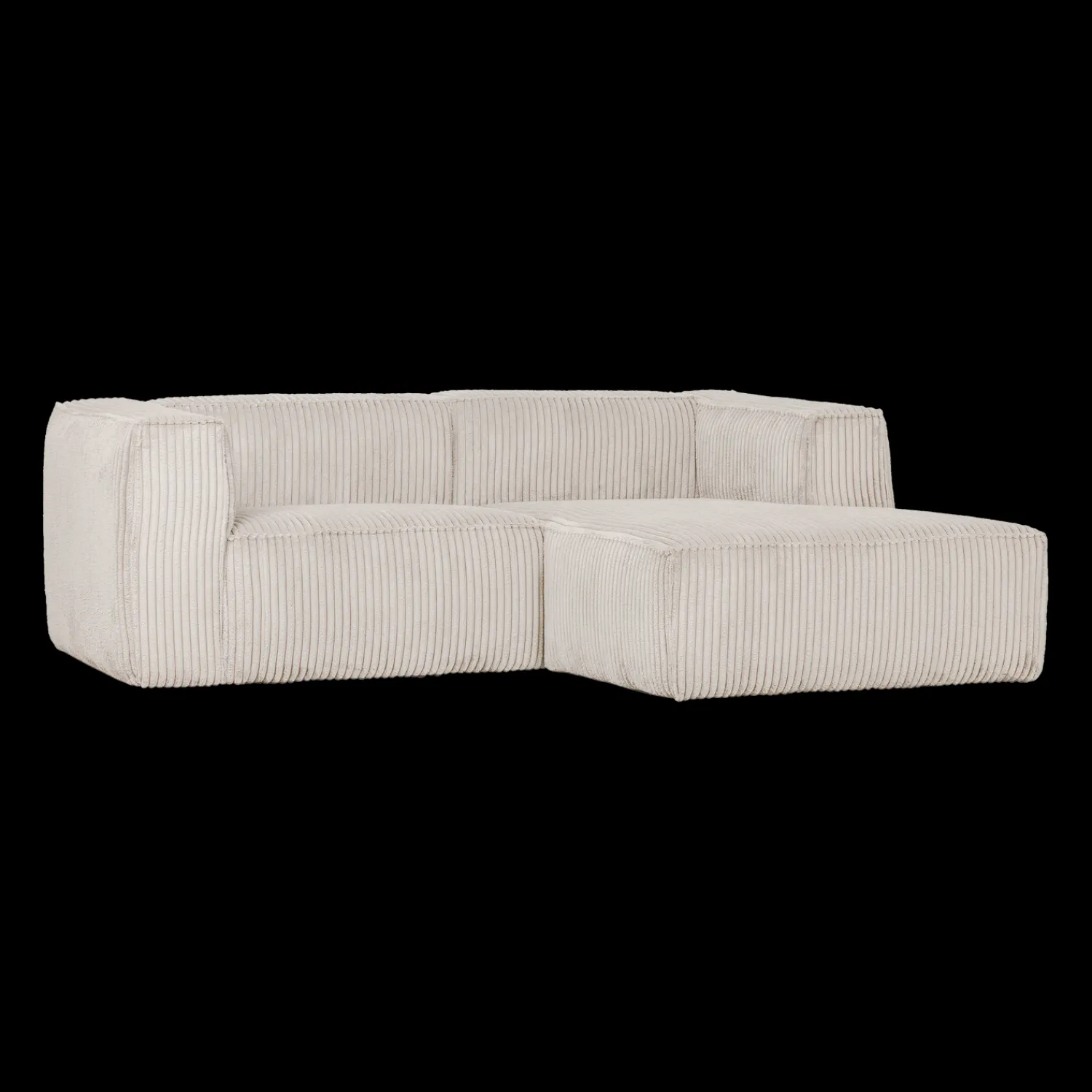 Hoekbanken-WOOOD Bean Chaise Longue Hoekbank Naturel