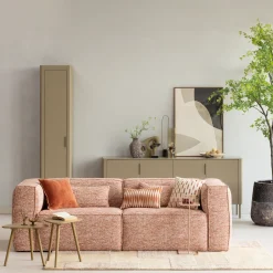 Hoekbanken-WOOOD Bean Chaise Longue Hoekbank Terra