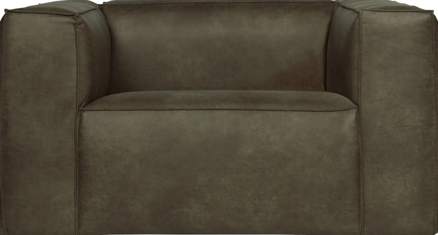 Leren Fauteuils-WOOOD Bean Fauteuil Army