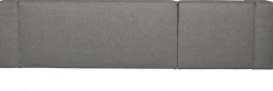 Hoekbanken-WOOOD Bean Gemeleerd Links Hoekbank Mid Grey