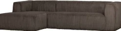 Hoekbanken-WOOOD Bean Rib Links Hoekbank Mud
