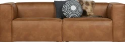 Zitbanken-WOOOD Bean 3,5-Zitsbank cognac