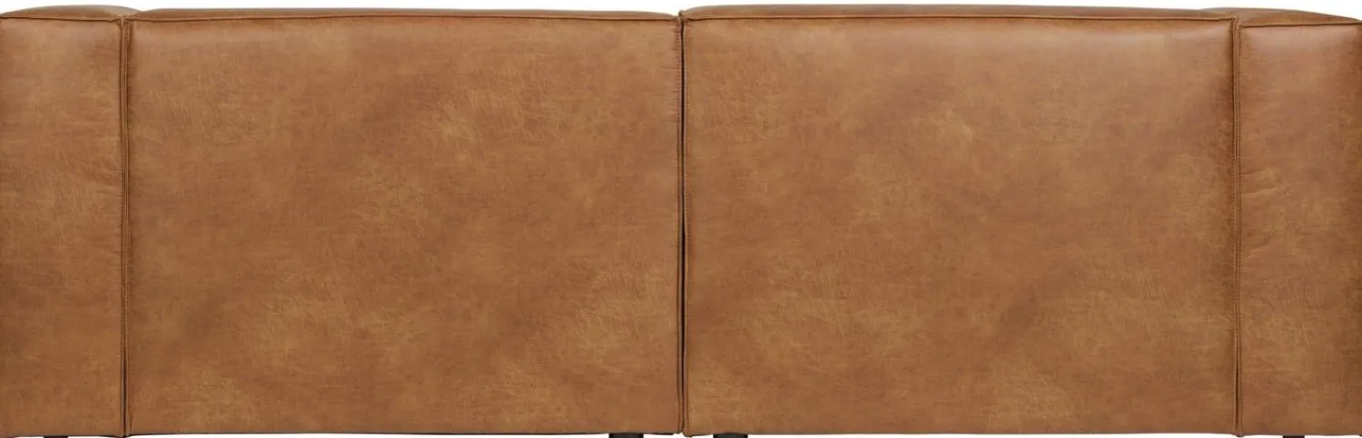 Zitbanken-WOOOD Bean 3,5-Zitsbank cognac