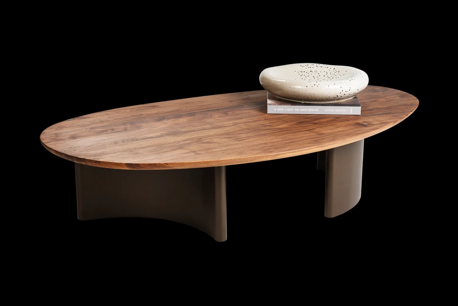 Organische Salontafels-Eijerkamp Collectie Beli Salontafel Walnut