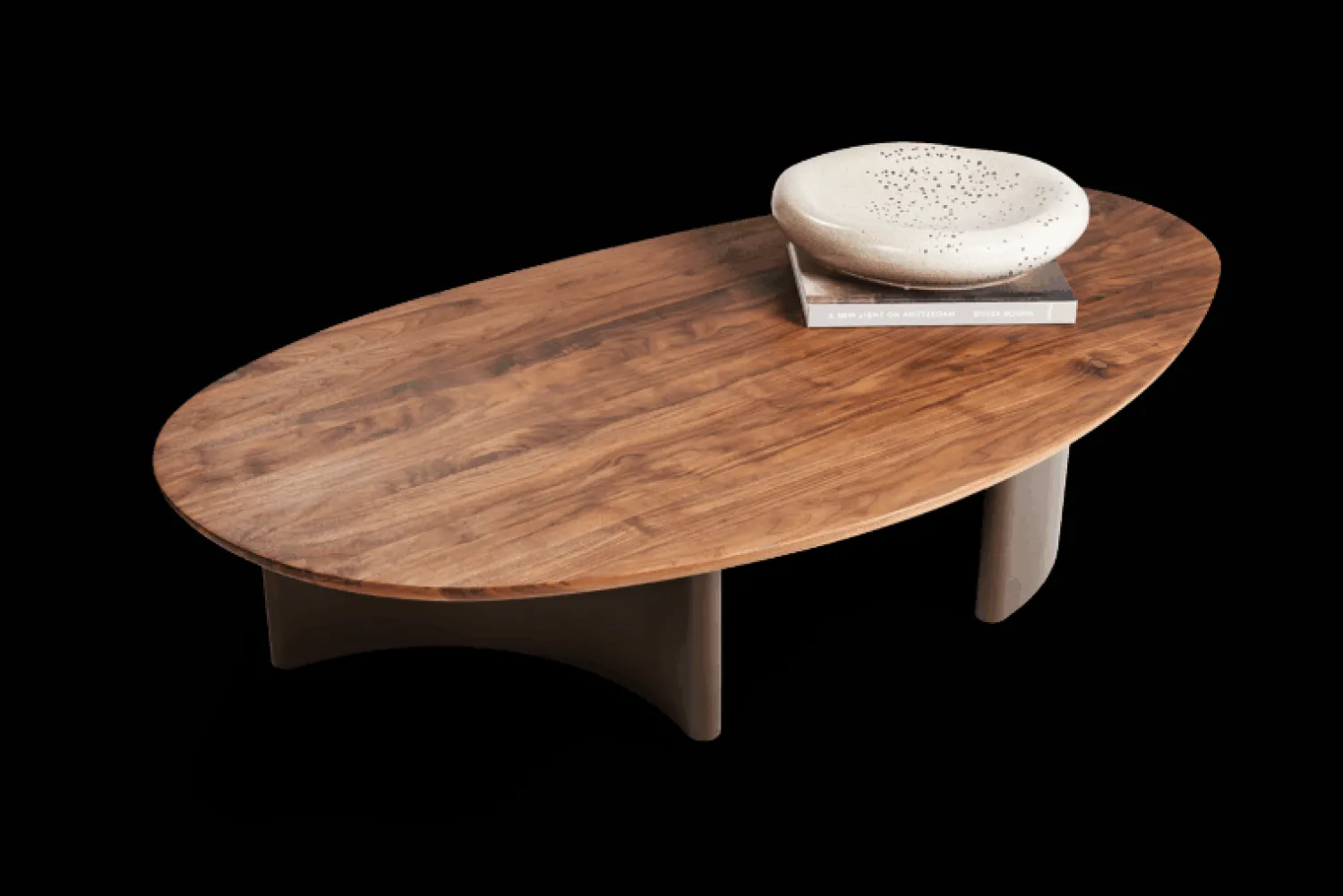 Organische Salontafels-Eijerkamp Collectie Beli Salontafel Walnut