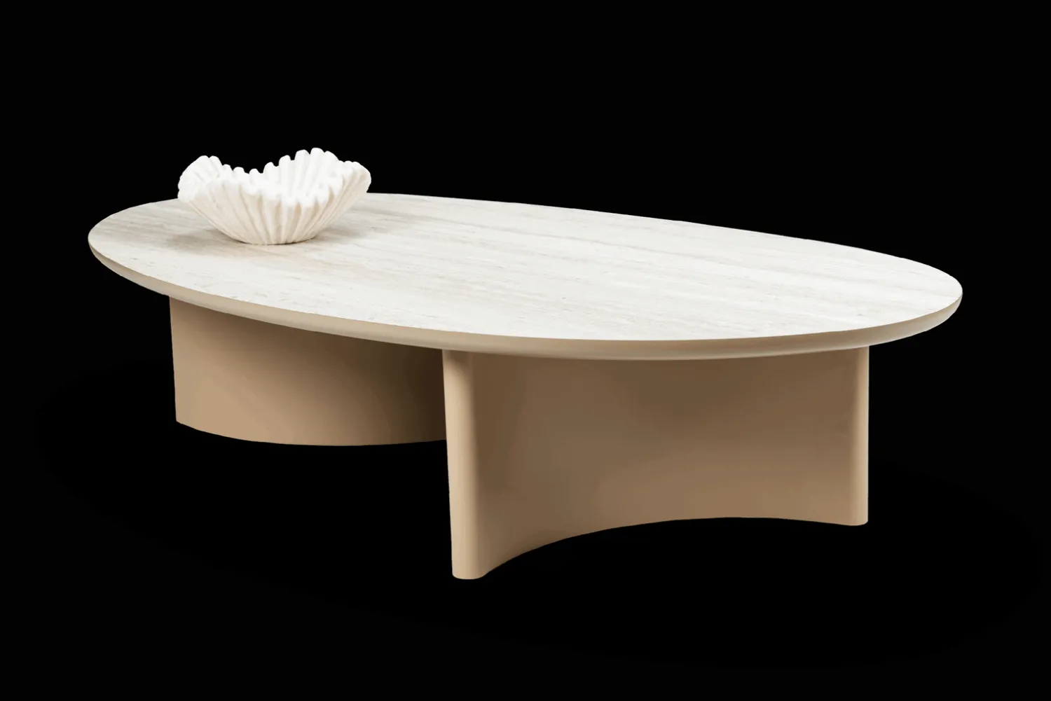 Organische Salontafels-Eijerkamp Collectie Beli Salontafel Walnut