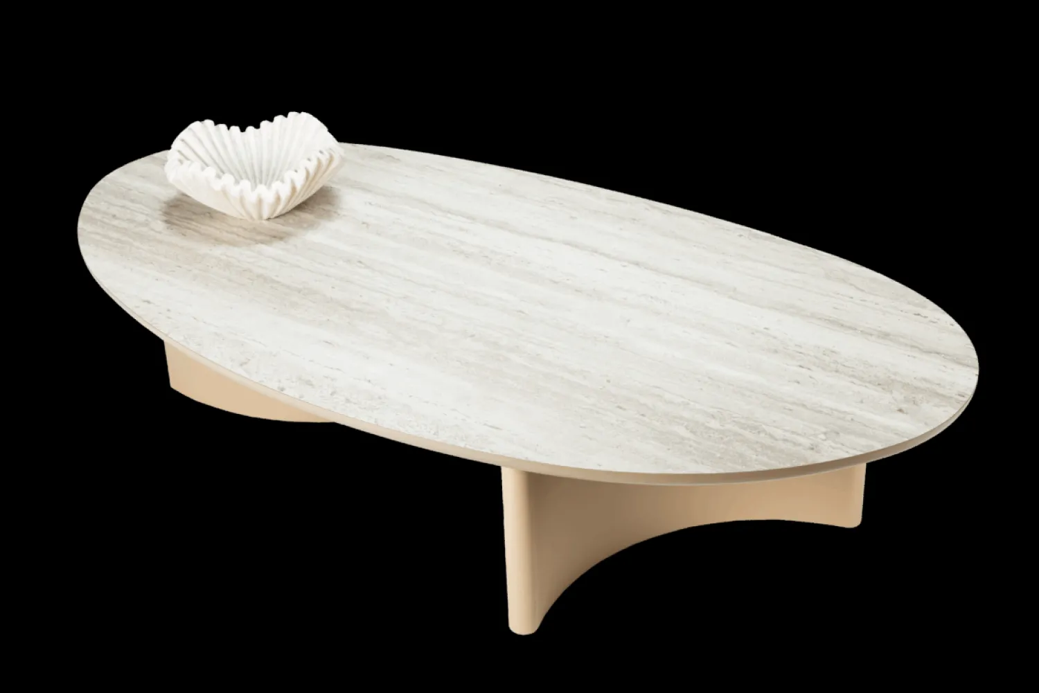 Organische Salontafels-Eijerkamp Collectie Beli Salontafel Walnut