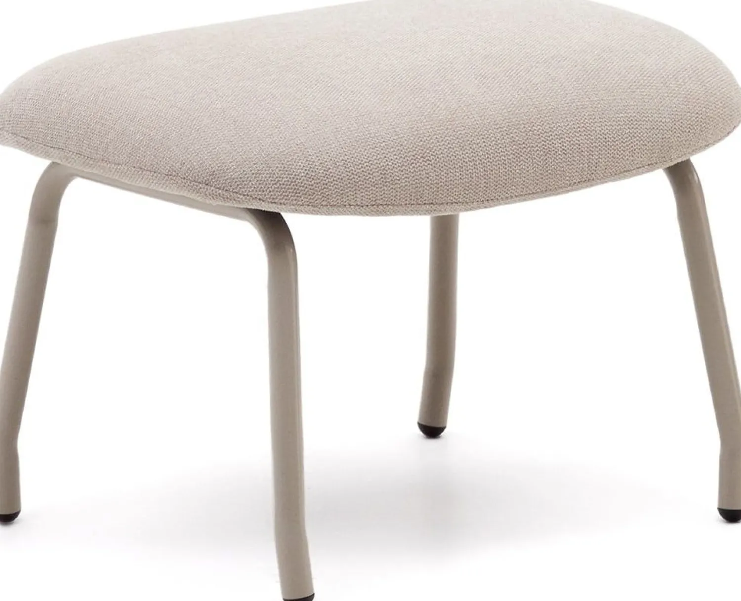 Hockers|Poefs-Kave Home Belina Hocker Beige