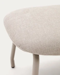 Hockers|Poefs-Kave Home Belina Hocker Beige