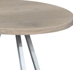 Houten Salontafels|Ronde Salontafels-Eijerkamp Collectie Belisa Salontafel wit
