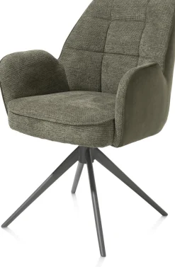 Eetkamerstoelen Met Armleuning-Henders en Hazel Bell Armstoel Mosgroen