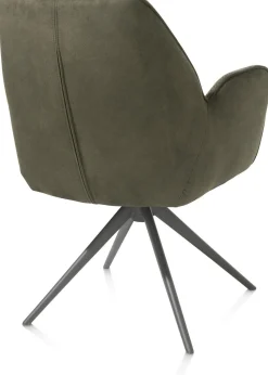 Eetkamerstoelen Met Armleuning-Henders en Hazel Bell Armstoel Mosgroen