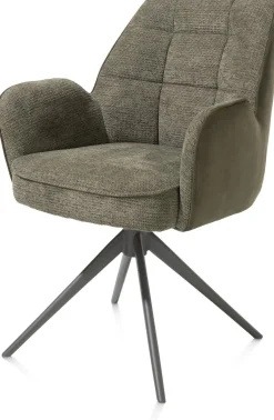 Eetkamerstoelen Met Armleuning-Henders en Hazel Bell Armstoel Mosgroen