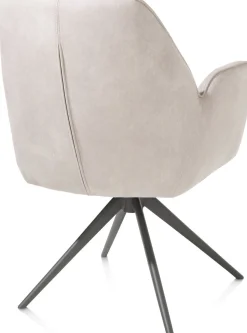 Eetkamerstoelen Met Armleuning-Henders en Hazel Bell Calabria Armstoel Kiezel