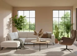 Hoekbanken|Zitbanken-Eijerkamp Collectie Belle Hoek Links Hoekbank Beige