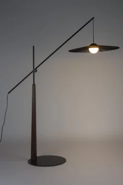 Design Vloerlampen|Vloerlampen-Zuiver Belle Vloerlamp Zwart