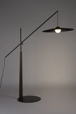 Design Vloerlampen|Vloerlampen-Zuiver Belle Vloerlamp Zwart