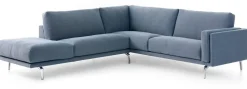Elementenbanken|Hoekbanken-Leolux Bellice Hoekbank Blauw