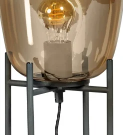 Tafellampen|Tafellampen-Eijerkamp Collectie Benn Tafellamp Zwart, Goud