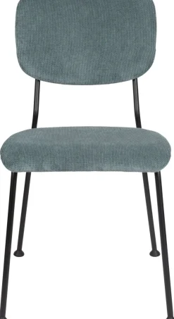Eetkamerstoelen Zonder Armleuning-Zuiver Benson (set van 2) Eetkamerstoel Grijsblauw