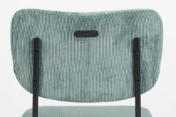 Eetkamerstoelen Zonder Armleuning-Zuiver Benson (set van 2) Eetkamerstoel Grijsblauw