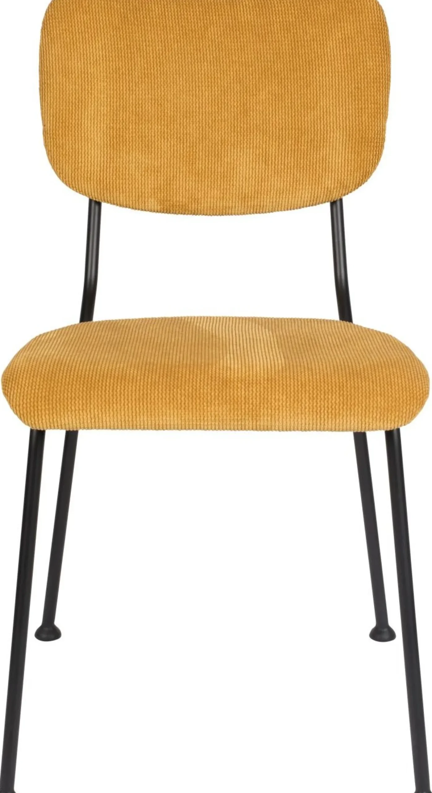 Eetkamerstoelen Zonder Armleuning-Zuiver Benson (set van 2) Eetkamerstoel Okergeel