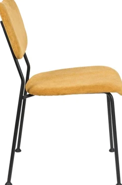 Eetkamerstoelen Zonder Armleuning-Zuiver Benson (set van 2) Eetkamerstoel Okergeel