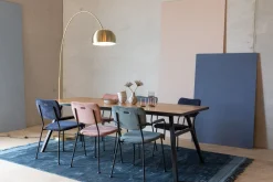 Eetkamerstoelen Zonder Armleuning-Zuiver Benson (set van 2) Eetkamerstoel roze