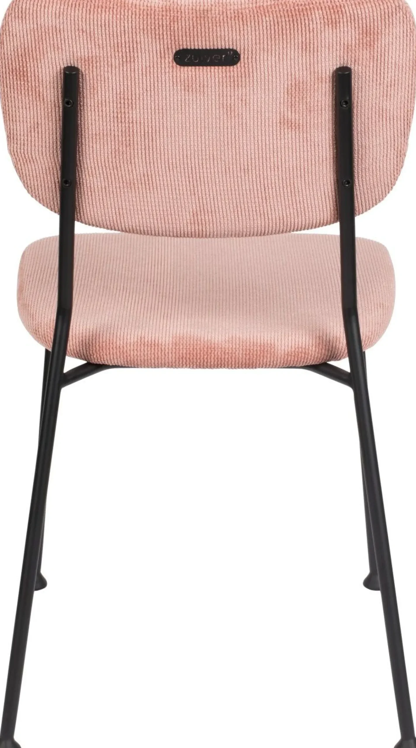 Eetkamerstoelen Zonder Armleuning-Zuiver Benson (set van 2) Eetkamerstoel roze