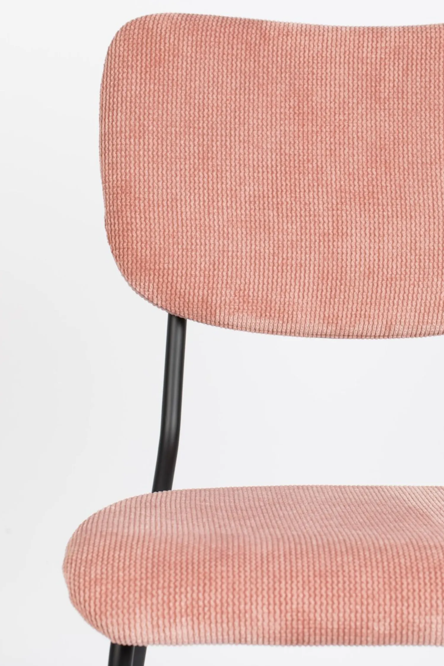 Eetkamerstoelen Zonder Armleuning-Zuiver Benson (set van 2) Eetkamerstoel roze