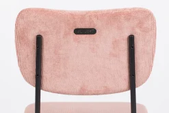 Eetkamerstoelen Zonder Armleuning-Zuiver Benson (set van 2) Eetkamerstoel roze