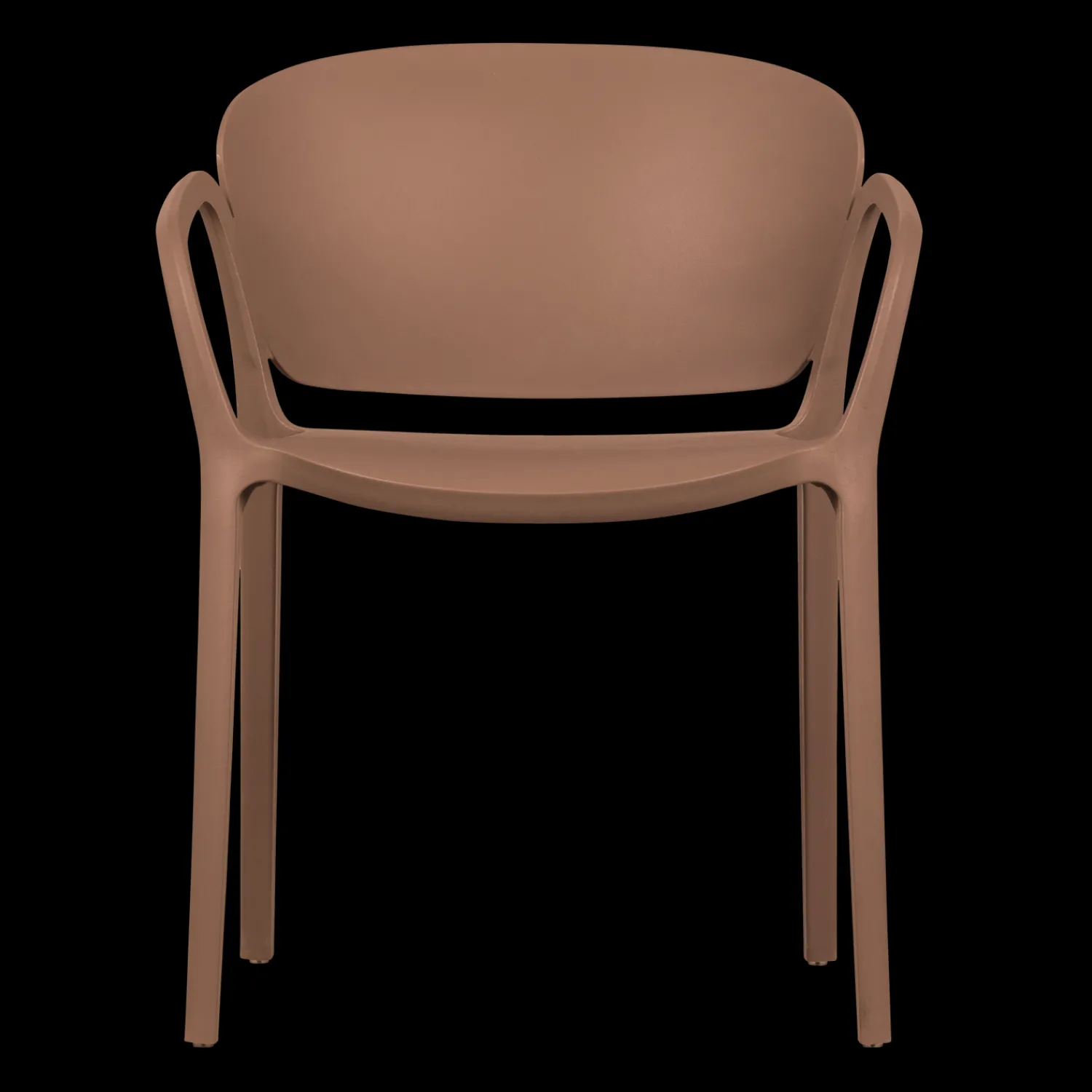 Tuinstoelen-WOOOD Bent Tuinstoel Zalmroze