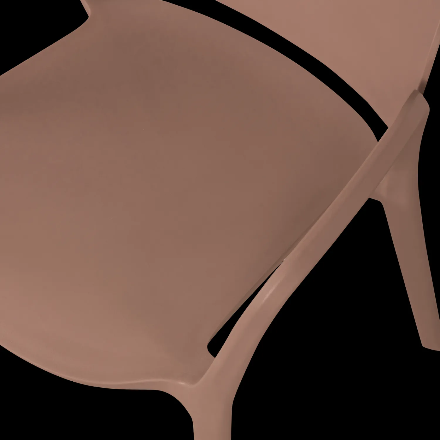 Tuinstoelen-WOOOD Bent Tuinstoel Zalmroze