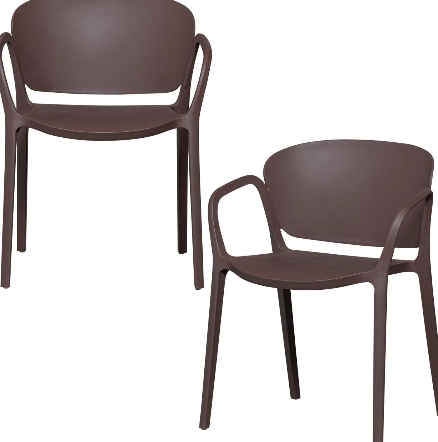 Tuinstoelen-WOOOD Bent Tuinstoel Purple, Brown