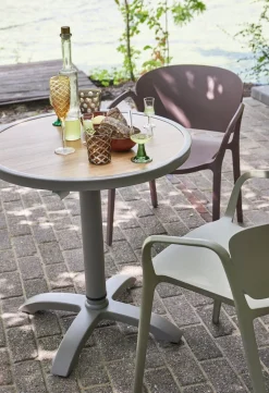 Tuinstoelen-WOOOD Bent Tuinstoel Purple, Brown