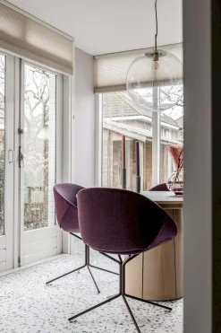Design Stoelen|Eetkamerstoelen Zonder Armleuning-Artifort Beso Eetkamerstoel Brown