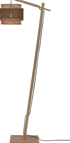 Vloerlampen|Vloerlampen-Good&Mojo Bhutan 1 Arm Vloerlamp Natural, Black