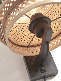 Wandlampen|Wandlampen-Good&Mojo Bhutan 1 Arm Wandlamp Black, Natural