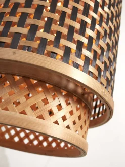 Hanglampen|Hanglampen-Good&Mojo Bhutan L Hanglamp Natural, Black