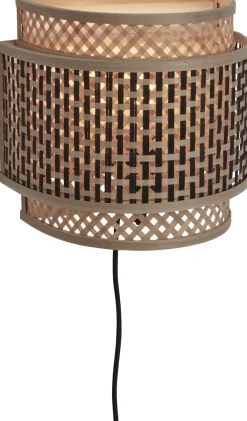 Wandlampen|Wandlampen-Good&Mojo Bhutan Wandlamp Natural, Black