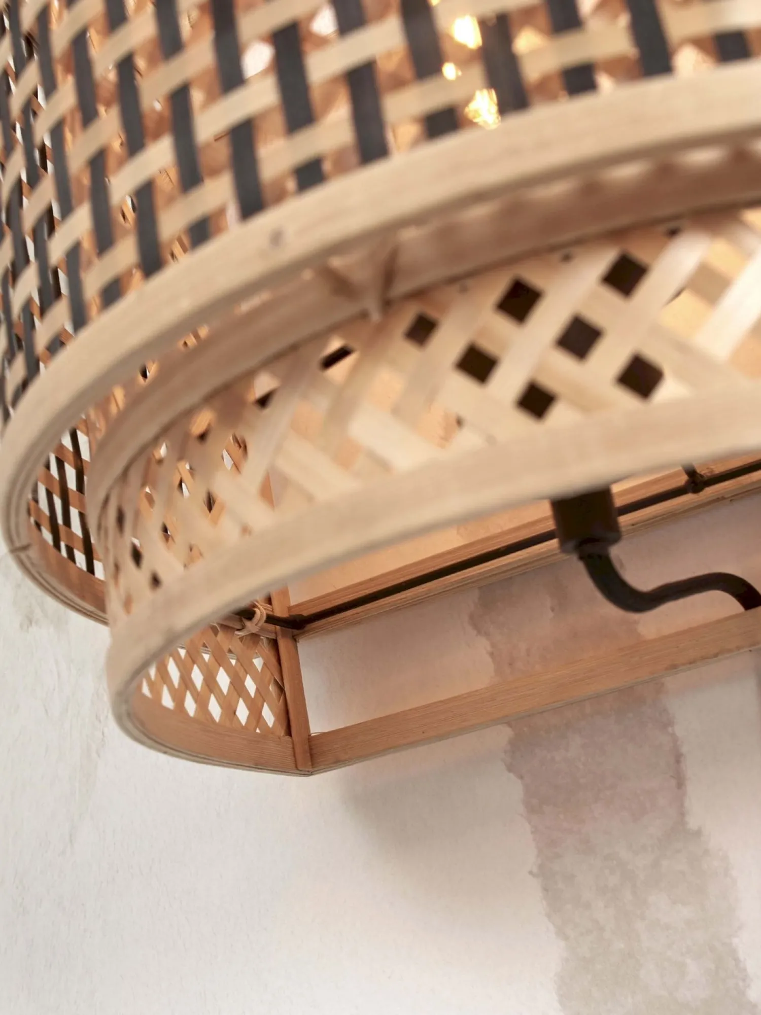 Wandlampen|Wandlampen-Good&Mojo Bhutan Wandlamp Natural, Black