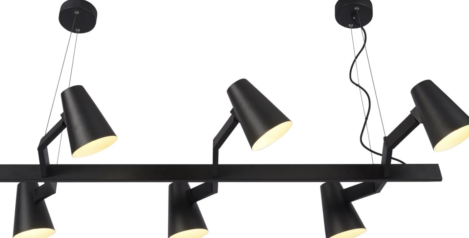 Industriële Hanglampen|Industriële Hanglampen-It's about RoMi Biarritz Hanglamp zwart