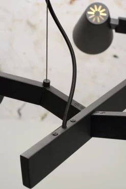 Industriële Hanglampen|Industriële Hanglampen-It's about RoMi Biarritz Hanglamp zwart